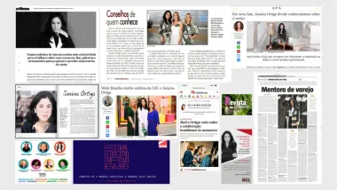 Janaina Ortiga na imprensa